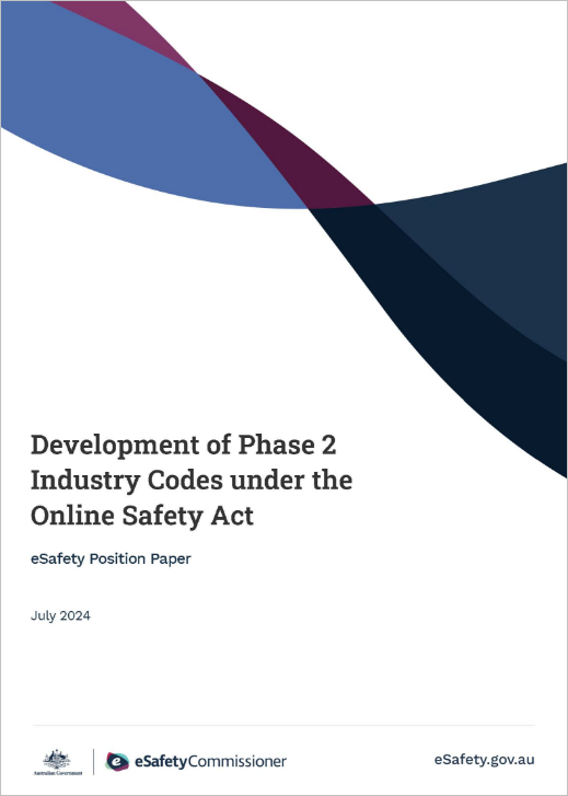 Industry codes eSafety Commissioner